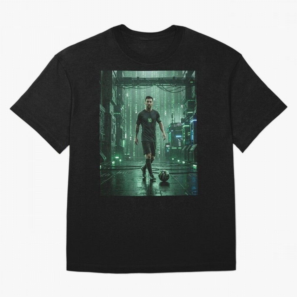 The Legend Lionel Messi Inside The Matrix Realm Classic T-Shirt Support FIFA World Cup 2026 for Fans of CR7 and Messi and Portugal, Spain and Germany, Bringing Football History, Final Match Energy, Crowd Noise and Once in a Lifetime Moments; Made