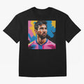 Vibrant Artistic Digital Painting Portrait of Lionel Messi (GOAT) Classic T-Shirt Bring Supporter Culture to FIFA World Cup 2026 Spirit, Celebrating Germany, Cristiano Ronaldo, Global Supporter Spirit, Legendary Goals, National Colors and