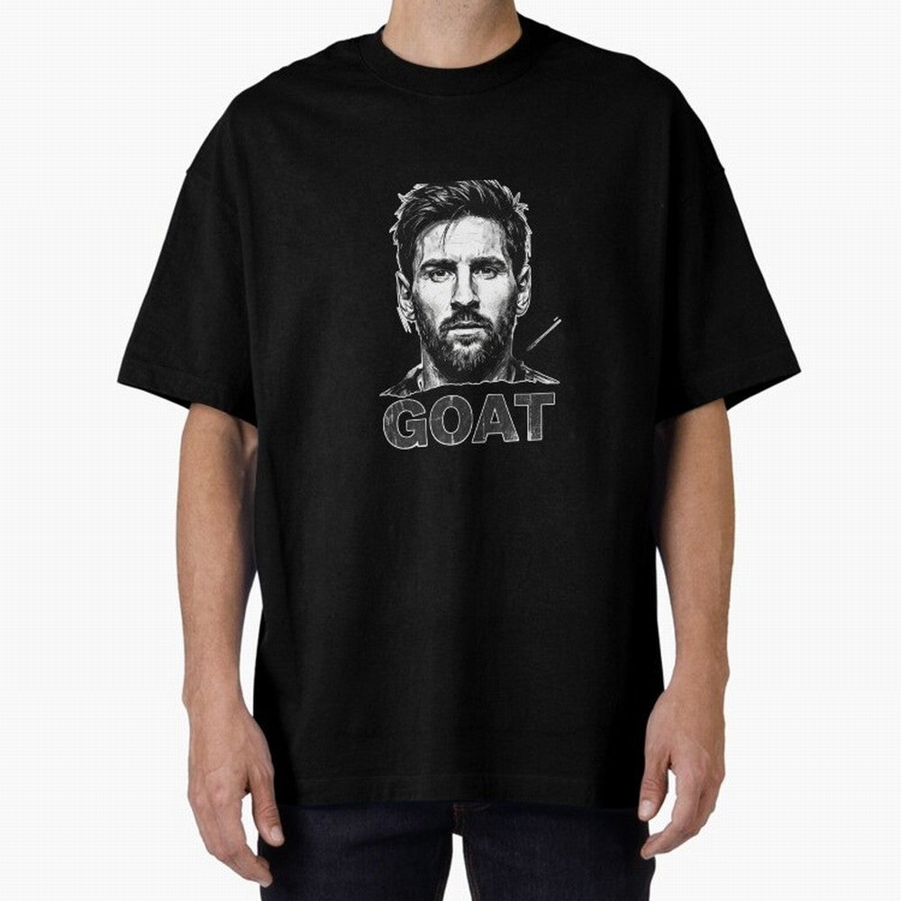 The G.O.A.T. ¨C Lionel Messi Legend Sketch Active T-Shirt Represent the FIFA World Cup 2026 Group Stage Journey through Messi, Neymar and Mbappe Highlights, Spain and Netherlands Pride, Worldwide Fan Energy, Dramatic Goals, Stadium Lights and