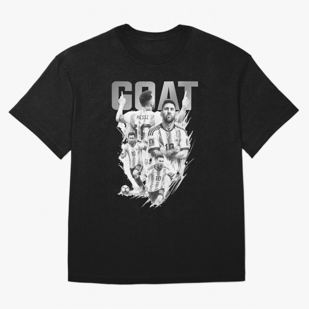 BLACK WHITE GOAT Lionel Messi watercolor illustration Classic T-Shirt Fuel the Hype around FIFA World Cup 2026 Filled with Messi, CR7 and Mbappe, England Energy, Fan Favorite Moments, National Team Passion, Big Match Drama and Soccer History;