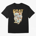 GOAT Lionel Messi watercolor illustration Oversized T-Shirt Represent the Passion of FIFA World Cup 2026 Group Stage for Fans of Messi and Cristiano Ronaldo and Argentina and Brazil, Bringing Worldwide Fan Energy, Dramatic Goals, Stadium Lights and