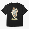 skills Lionel Messi watercolor illustration Classic T-Shirt Keep the Legacy of FIFA World Cup 2026 USA Canada Mexico Built around Cristiano Ronaldo, Haaland and CR7, Brazil Energy, Sports Nostalgia, International Competition, Famous Players and