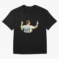 celebration Lionel Messi watercolor illustration Classic T-Shirt Make Your Look Match Match Day Hype around FIFA World Cup 2026 USA Canada Mexico, Haaland, Spain and Netherlands, Supporter Pride, Iconic Celebrations, Legendary Names and Global