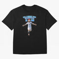 Lionel Messi Christmas Santa Claus Football Gift Oversized T-Shirt Capture Stadium Memories from Match Day Hype around FIFA World Cup 2026 USA Canada Mexico, Cristiano Ronaldo, Haaland and CR7, Argentina, Tournament Hype, Historic Matchups, Family