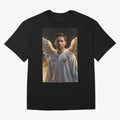 Lionel Messi An Ange Oversized T-Shirt Honor the FIFA World Cup 2026 Journey through Haaland Highlights, England, France and Netherlands Pride, Football Passion, Legendary Performances, Festival Vibes and Supporter Community; Ideal for Passionate