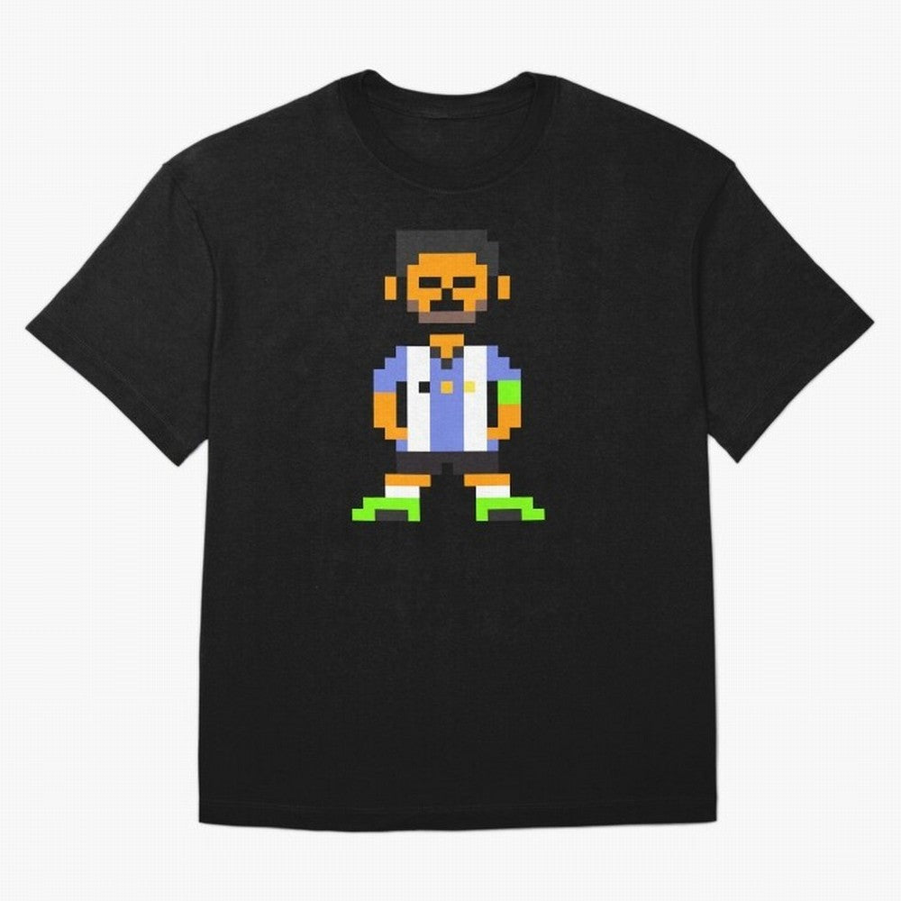 Pixel Pose Messi Oversized T-Shirt Bring Match Day Fire to Match Day Hype around FIFA World Cup 2026, Mbappe and Neymar, Brazil, Portugal and Argentina, Tournament Hype, Historic Matchups, Family Viewing Parties and Global Sports Pride; Great for