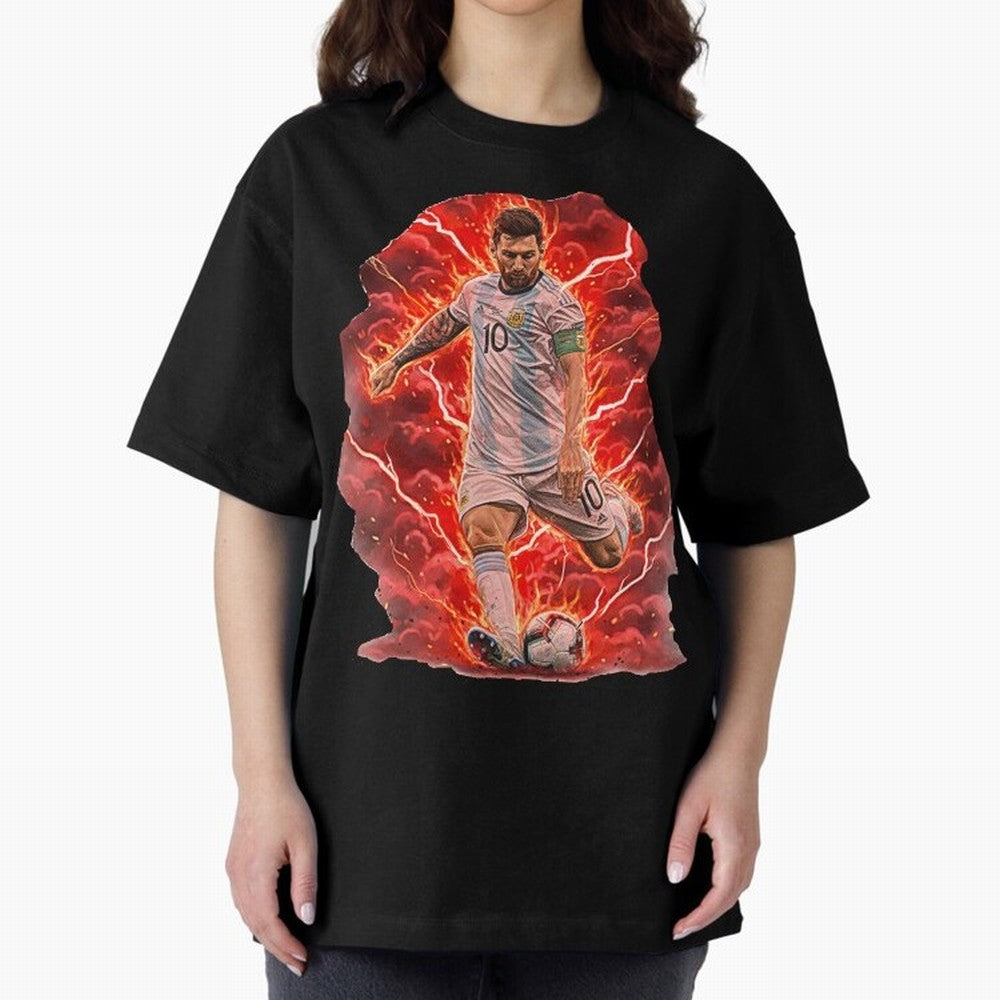 Messi Illustrated Style (HD) ¨C High Definition Design The Goat Unique Classic T-Shirt Bring a Champion Mindset to the FIFA World Cup 2026 USA Canada Mexico Journey through Messi, Neymar and Mbappe Highlights, Spain and Netherlands Pride, Fan