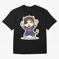 Fcb - Fc Barcelona | Cute Cat Messi with Jersey Barcelona Classic T-Shirt Show Match Day Excitement for the FIFA World Cup 2026 USA Canada Mexico Journey through Messi, CR7 and Mbappe Highlights, Portugal, Spain and Germany Pride, Goal Celebration
