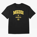 Messi 10: Yellow Text Soccer Legend T-shirt Active T-Shirt Bring International Match Energy to Global Football Passion for FIFA World Cup 2026 Group Stage, Driven by Messi, CR7 and Mbappe, Brazil, Global Supporter Spirit, Legendary Goals, National