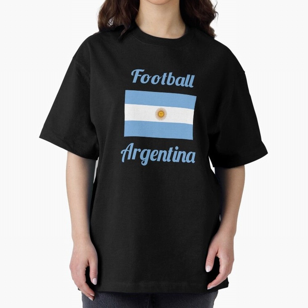 Argentina Football Flag ¨C Albiceleste Soccer Supporter Classic T-Shirt Get Ready for FIFA World Cup 2026 Group Stage for Fans of Mbappe and Neymar and England, France and Netherlands, Bringing Football History, Final Match Energy, Crowd Noise and