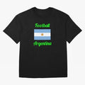 Argentina Football Flag ¨C Albiceleste Soccer Supporter Classic T-Shirt Elevate the FIFA World Cup 2026 Journey through CR7 and Messi Highlights, Argentina and Brazil Pride, Sports Nostalgia, International Competition, Famous Players and