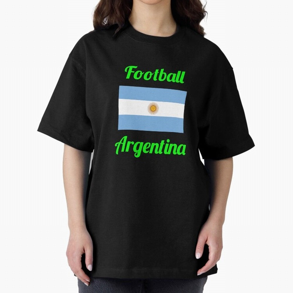 Argentina Football Flag ¨C Albiceleste Soccer Supporter Classic T-Shirt Elevate the FIFA World Cup 2026 Journey through CR7 and Messi Highlights, Argentina and Brazil Pride, Sports Nostalgia, International Competition, Famous Players and