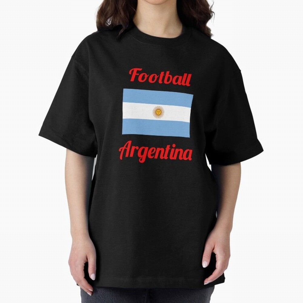 Argentina Football Flag ¨C Albiceleste Soccer Supporter Classic T-Shirt Celebrate Global Football Passion for FIFA World Cup 2026, Inspired by Haaland, England and Germany, Supporter Pride, Iconic Celebrations, Legendary Names and Global Match Day