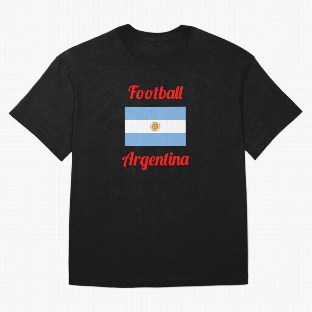Argentina Football Flag ¨C Albiceleste Soccer Supporter Classic T-Shirt Celebrate Global Football Passion for FIFA World Cup 2026, Inspired by Haaland, England and Germany, Supporter Pride, Iconic Celebrations, Legendary Names and Global Match Day