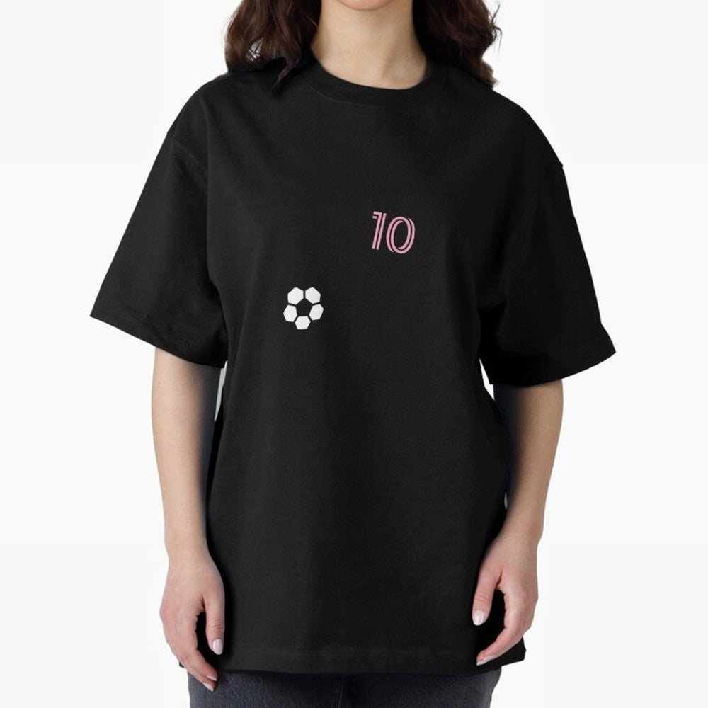 Messi Inter Miami Oversized T-Shirt Upgrade the FIFA World Cup 2026 Journey through Messi, CR7 and Mbappe Highlights, Netherlands Pride, Stadium Chants, National Pride, Trophy Dreams and Unforgettable Football Memories; Great for Supporters Who