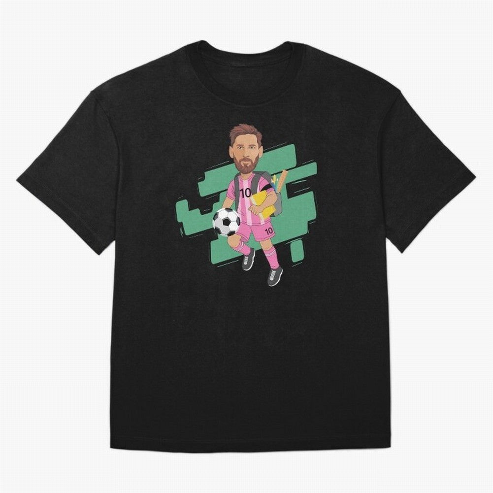 BACK TO SCHOOL - CARICATURE - LIONEL - MESSI - LEO Classic T-Shirt Bring Supporter Culture to Match Day Hype around FIFA World Cup 2026 USA Canada Mexico, Haaland and Mbappe, England, Worldwide Fan Energy, Dramatic Goals, Stadium Lights and