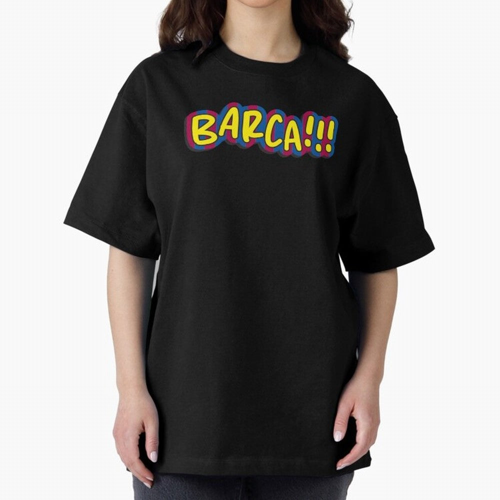 FC Barcelona Barca Oversized T-Shirt Discover FIFA World Cup 2026 Group Stage for Fans of Cristiano Ronaldo and Portugal, Bringing Worldwide Fan Energy, Dramatic Goals, Stadium Lights and Championship Celebrations; Made for Collectors Who Enjoy