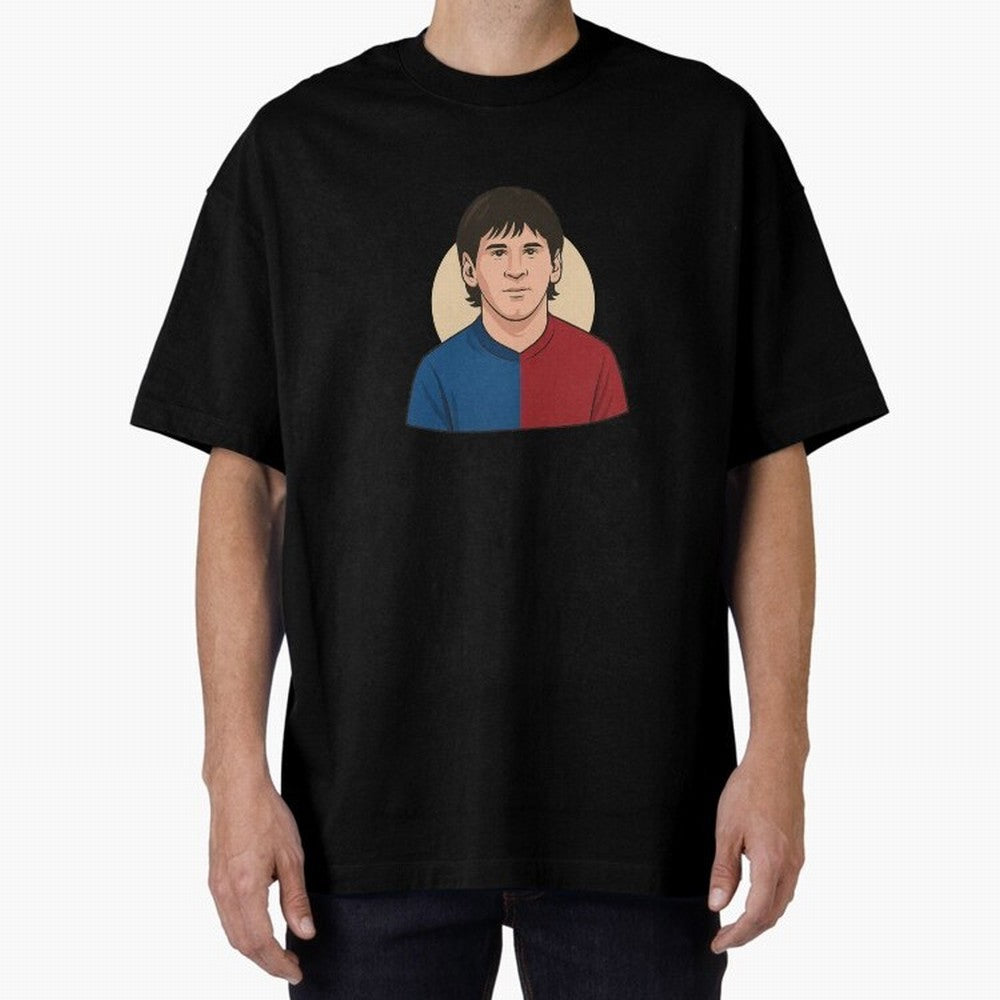 messi 2009 Oversized T-Shirt Celebrate Fan Culture around FIFA World Cup 2026 for Fans of Haaland and Mbappe and Argentina, Bringing Tournament Hype, Historic Matchups, Family Viewing Parties and Global Sports Pride; Perfect for People Who Love