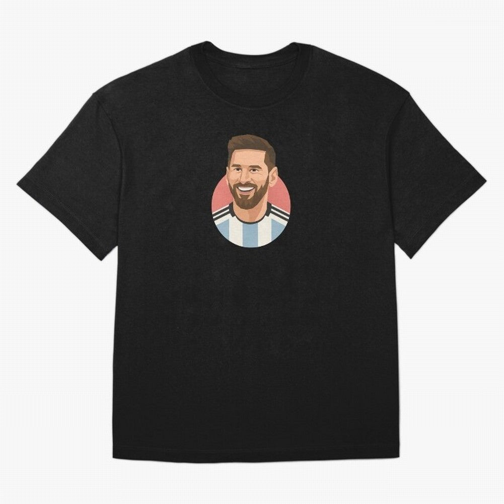 Messi Oversized T-Shirt Celebrate Fan Favorites in Match Day Hype around FIFA World Cup 2026 Group Stage, Messi, CR7 and Mbappe, Germany, Sports Nostalgia, International Competition, Famous Players and Unforgettable Victories; Perfect for