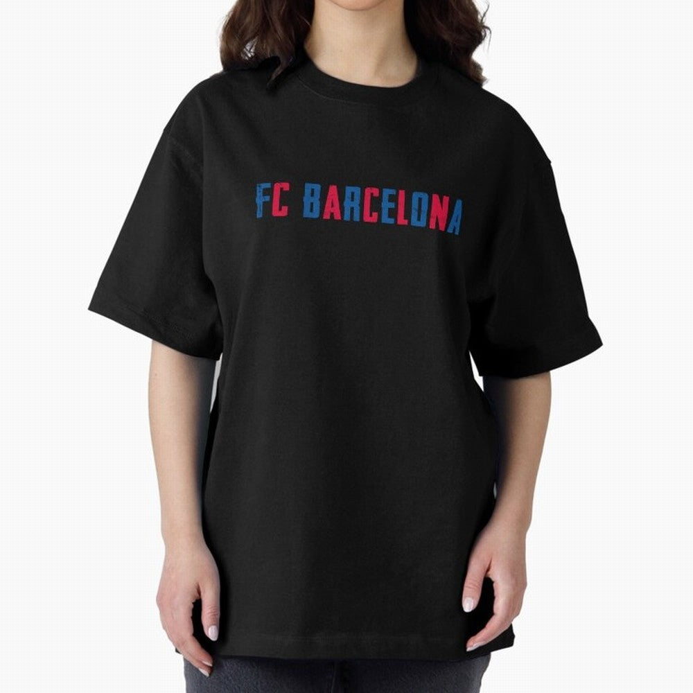 fcb Oversized T-Shirt Show Championship Spirit for FIFA World Cup 2026 USA Canada Mexico Inspired by Messi, Argentina Energy, Match Day Excitement, Supporter Culture, Golden Goals and Global Football Passion; Made for Die Hard Supporters, Soccer
