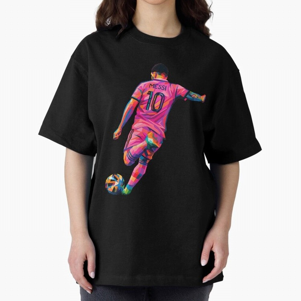 Lionel Messi - Inter Miami Wpap Art Classic T-Shirt Celebrate Unforgettable Nights in FIFA World Cup 2026 for Fans of Mbappe and Neymar and Spain and Netherlands, Bringing Championship Spirit, Famous Goals, Roaring Crowds and International Football