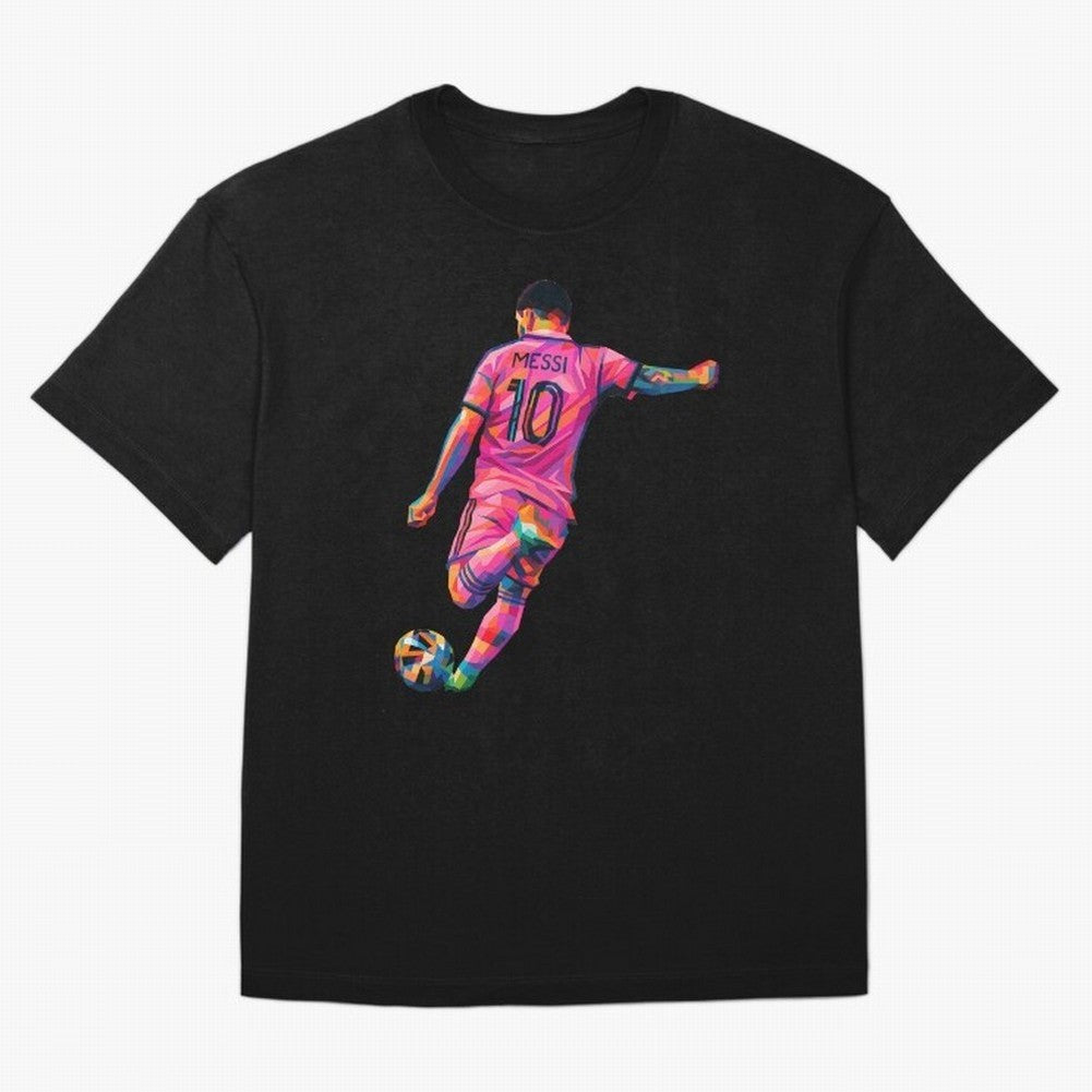 Lionel Messi - Inter Miami Wpap Art Classic T-Shirt Celebrate Unforgettable Nights in FIFA World Cup 2026 for Fans of Mbappe and Neymar and Spain and Netherlands, Bringing Championship Spirit, Famous Goals, Roaring Crowds and International Football