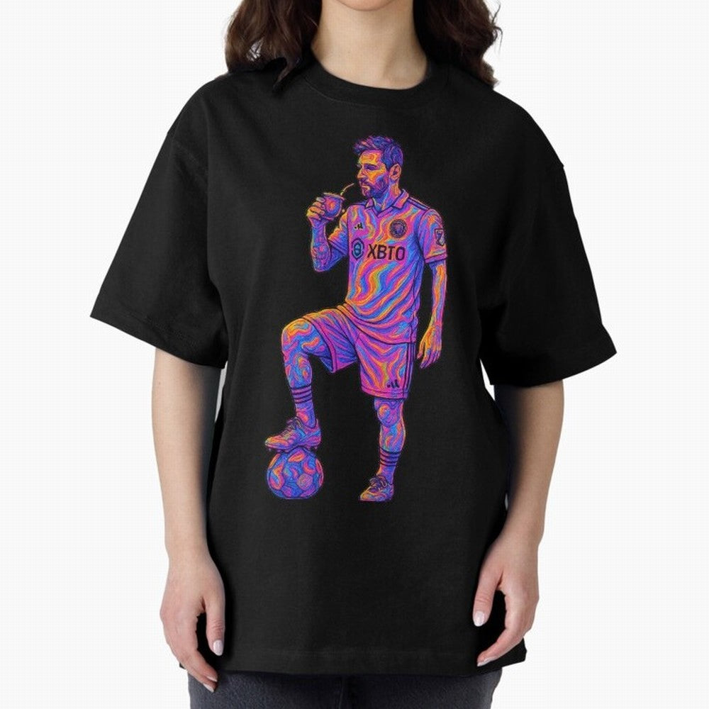 Messi Mate Vibes: Psychedelic Art by the GOAT Inter Miami Classic T-Shirt Mark FIFA World Cup 2026 Group Stage Featuring Cristiano Ronaldo, Haaland and CR7, Portugal Energy, Game Day Rituals, Football Legends, Country Pride and the Road to the