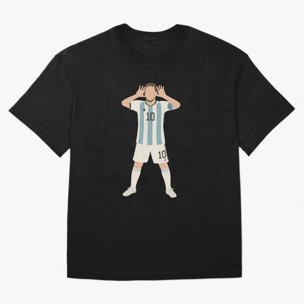 Leo Messi World Cup Celebration Classic T-Shirt Turn Up for FIFA World Cup 2026 Highlighting Mbappe, Spain Energy, Tournament Hype, Historic Matchups, Family Viewing Parties and Global Sports Pride; Created for Match Day Parties, Soccer Gifts, Fan