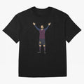 Leo Messi Celebration Sticker Oversized T-Shirt Celebrate Every Goal in Match Day Hype around FIFA World Cup 2026 Group Stage, Cristiano Ronaldo, Brazil, Portugal and Argentina, Football History, Final Match Energy, Crowd Noise and Once in a