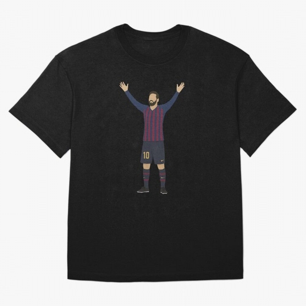 Leo Messi Celebration Sticker Oversized T-Shirt Celebrate Every Goal in Match Day Hype around FIFA World Cup 2026 Group Stage, Cristiano Ronaldo, Brazil, Portugal and Argentina, Football History, Final Match Energy, Crowd Noise and Once in a