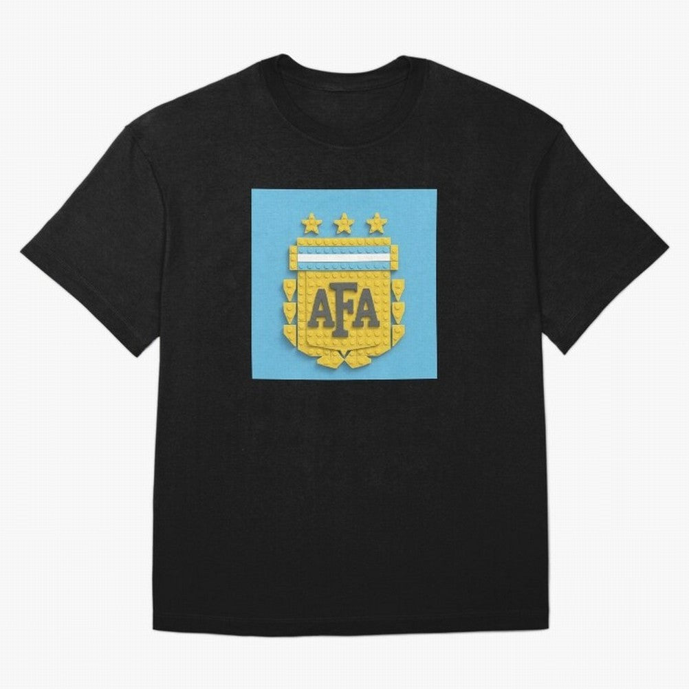 Argentina Blocks Classic T-Shirt Capture Stadium Memories from the FIFA World Cup 2026 Group Stage Journey through Cristiano Ronaldo Highlights, France and Portugal Pride, Soccer Culture, Superstar Moments, National Team Dreams and Competitive