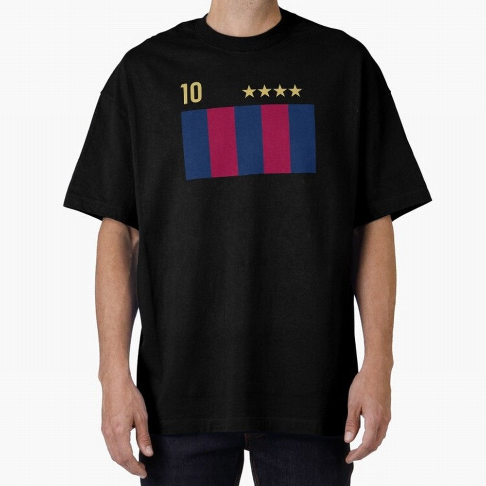 Messi 10 Barcelona Classic T-Shirt Capture FIFA World Cup 2026 Group Stage Filled with CR7, France and Portugal Energy, Goal Celebration Energy, Supporter Heritage, Football Icons and Worldwide Tournament Joy; Great for Watch Parties, Sports Bars,