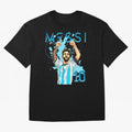 Lionel Messi GOAT Argentina Classic T-Shirt Celebrate the Biggest Stage of FIFA World Cup 2026 for Fans of Messi, Neymar and Mbappe and Argentina, France and Brazil, Bringing Classic Soccer Heritage, Championship Pressure, Fan Loyalty and
