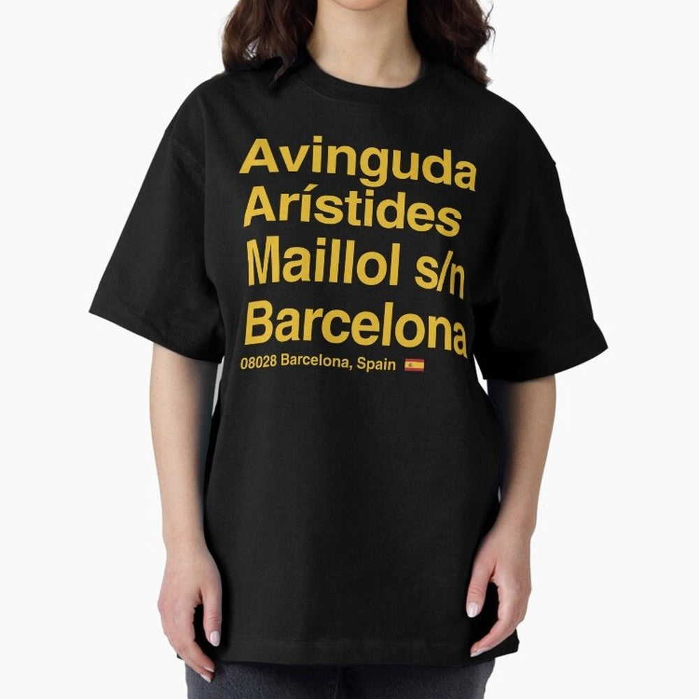 FC Barcelona Futbol Soccer Stadium Street Address Classic T-Shirt Follow the FIFA World Cup 2026 Journey through Cristiano Ronaldo, Haaland and CR7 Highlights, Portugal, Spain and Germany Pride, Football History, Final Match Energy, Crowd Noise and
