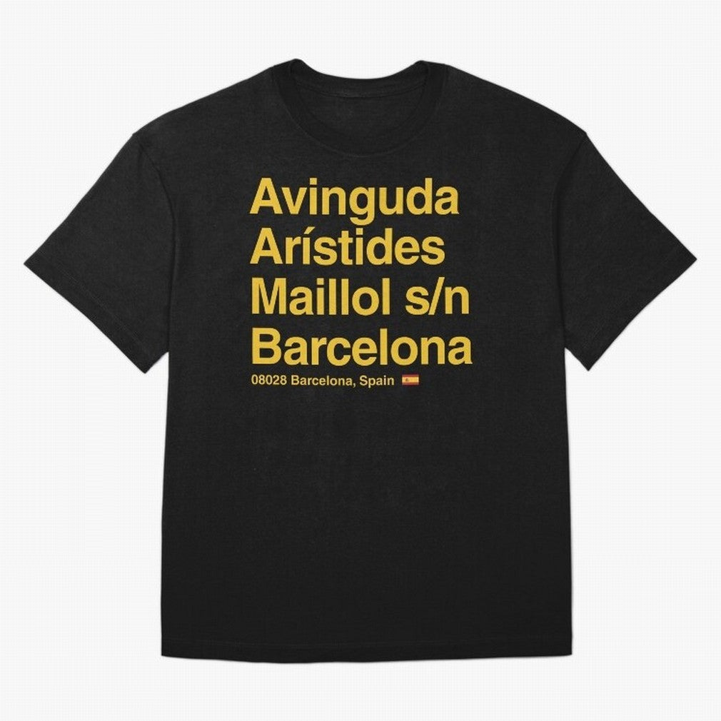 FC Barcelona Futbol Soccer Stadium Street Address Classic T-Shirt Follow the FIFA World Cup 2026 Journey through Cristiano Ronaldo, Haaland and CR7 Highlights, Portugal, Spain and Germany Pride, Football History, Final Match Energy, Crowd Noise and