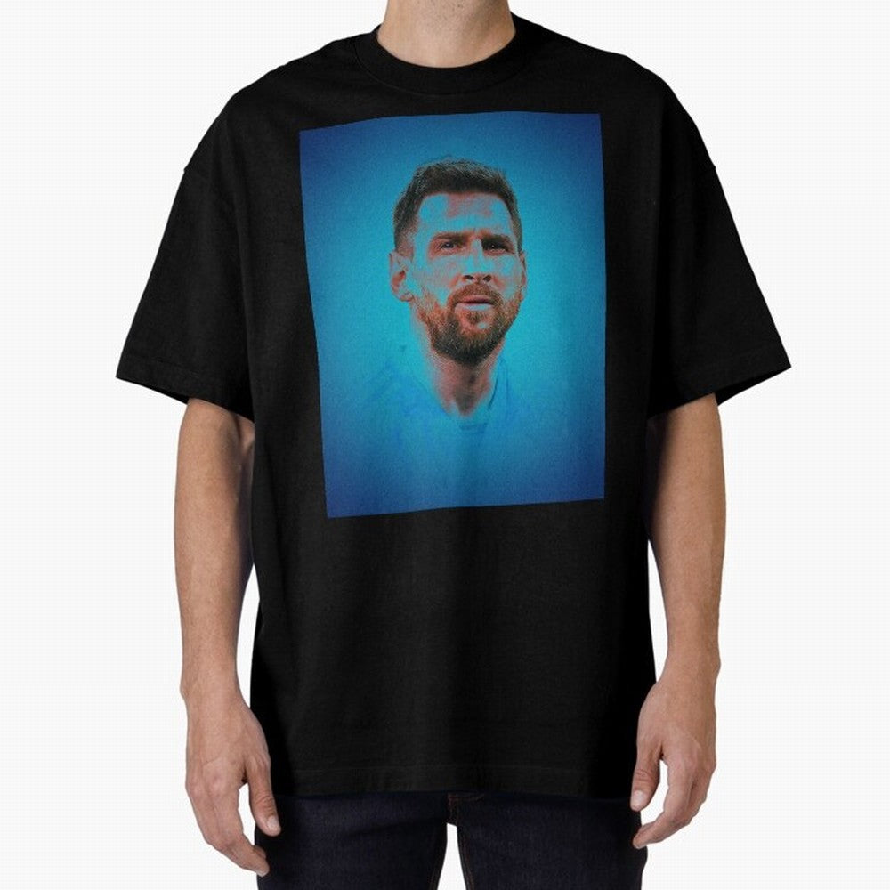 Messi: The Undisputed GOAT Oversized T-Shirt Bring Match Day Fire to FIFA World Cup 2026 Filled with Haaland and Mbappe, England, France and Netherlands Energy, Sports Nostalgia, International Competition, Famous Players and Unforgettable