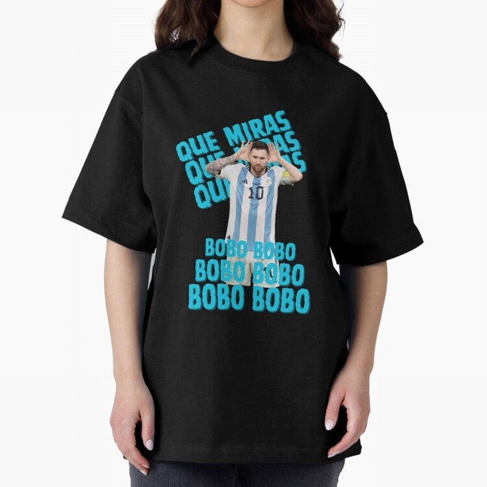 LEONEL MESSI Oversized T-Shirt Support the Legends of Global Football Passion for FIFA World Cup 2026 USA Canada Mexico, Capturing CR7 and Messi, Argentina, France and Brazil, Stadium Memories, Football Loyalty, International Chants and