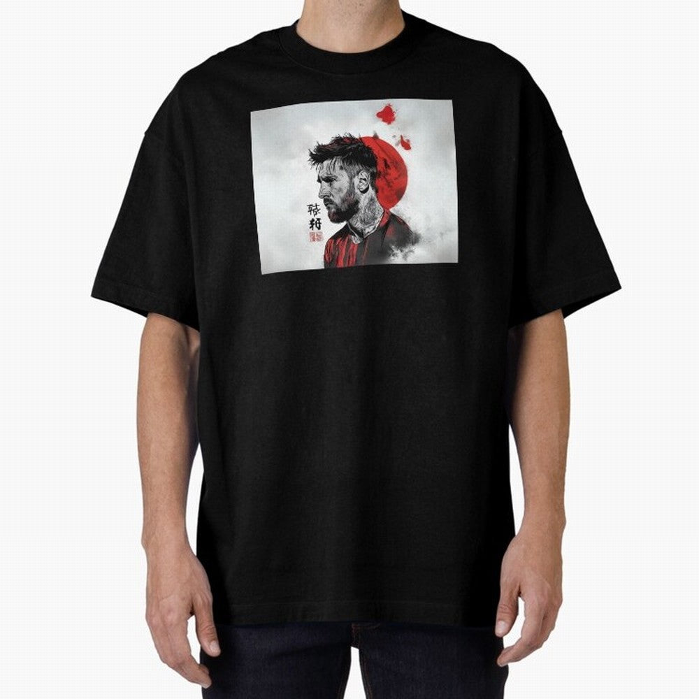 Messi Red Moon Classic T-Shirt Cheer for FIFA World Cup 2026 Capturing Messi and Cristiano Ronaldo, Portugal Energy, Fan Favorite Moments, National Team Passion, Big Match Drama and Soccer History; Great for Supporters Who Love Legendary Players,