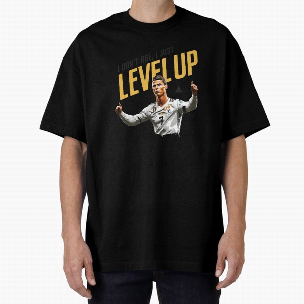 Cristiano Ronaldo Levels Up Essential T-Shirt Showcase Match Day Hype around FIFA World Cup 2026, Mbappe, England and Germany, Game Day Rituals, Football Legends, Country Pride and the Road to the Final; Ideal for Football Dads, Football Moms,
