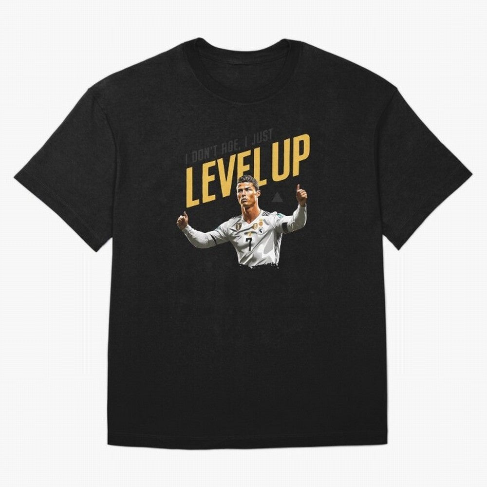 Cristiano Ronaldo Levels Up Essential T-Shirt Showcase Match Day Hype around FIFA World Cup 2026, Mbappe, England and Germany, Game Day Rituals, Football Legends, Country Pride and the Road to the Final; Ideal for Football Dads, Football Moms,