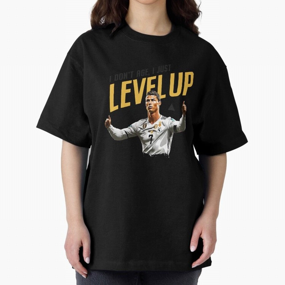 Cristiano Ronaldo Levels Up Essential T-Shirt Showcase Match Day Hype around FIFA World Cup 2026, Mbappe, England and Germany, Game Day Rituals, Football Legends, Country Pride and the Road to the Final; Ideal for Football Dads, Football Moms,