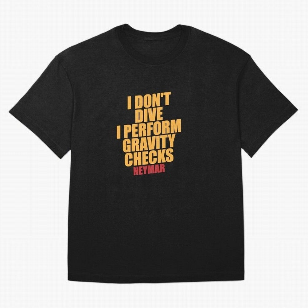 Neymar And Gravity Checks - Bold Statement Essential T-Shirt Upgrade Match Day Hype around FIFA World Cup 2026, Mbappe and Neymar, Argentina, Retro Football Energy, Iconic Rivalries, Trophy Chase Drama and Stadium Atmosphere; Ideal for Football
