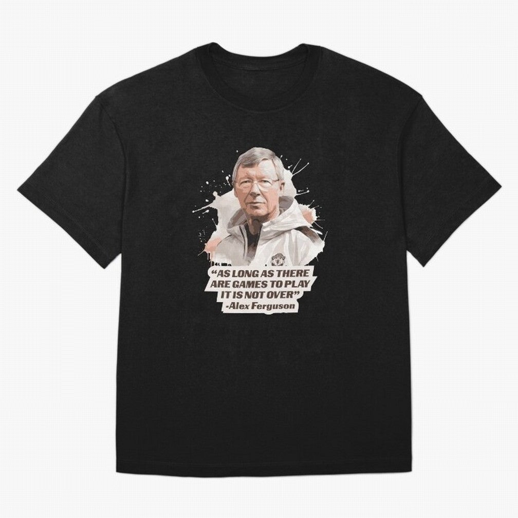 Sir Alex Ferguson - It Is Not Over Yet Essential T-Shirt Fuel Global Football Passion for FIFA World Cup 2026 Group Stage, Filled with CR7, England and Germany, Soccer Culture, Superstar Moments, National Team Dreams and Competitive Fire; Built for