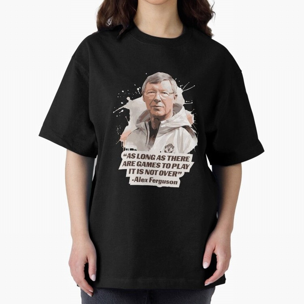 Sir Alex Ferguson - It Is Not Over Yet Essential T-Shirt Fuel Global Football Passion for FIFA World Cup 2026 Group Stage, Filled with CR7, England and Germany, Soccer Culture, Superstar Moments, National Team Dreams and Competitive Fire; Built for