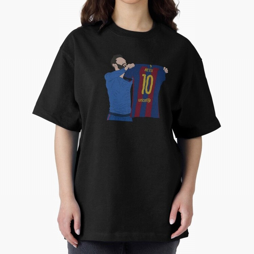 Lionel Messi | Barcelona legend Oversized T-Shirt Remember FIFA World Cup 2026 USA Canada Mexico Spirit, Driven by Germany, Neymar, Goal Celebration Energy, Supporter Heritage, Football Icons and Worldwide Tournament Joy; Created for Match Day