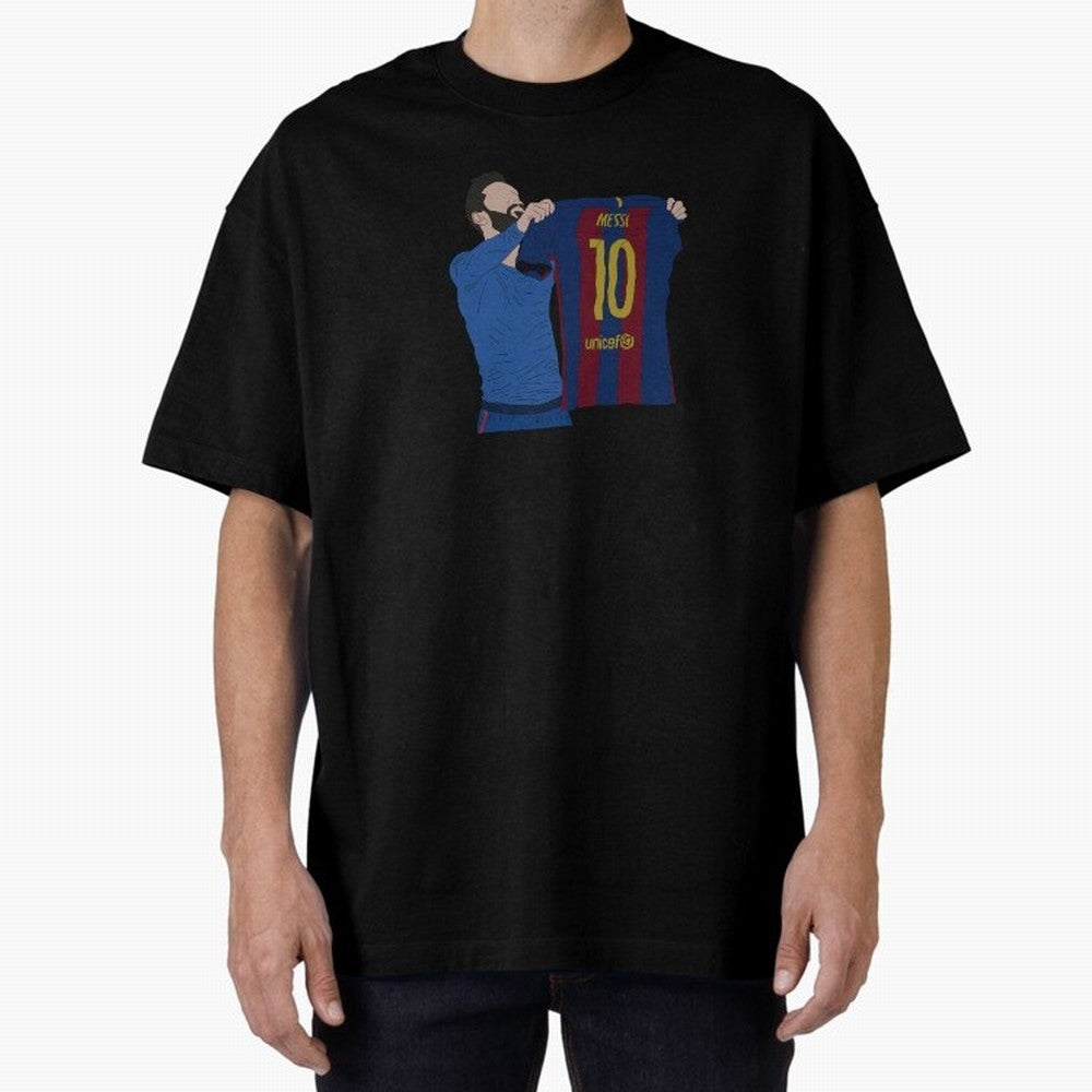 Lionel Messi | Barcelona legend Oversized T-Shirt Remember FIFA World Cup 2026 USA Canada Mexico Spirit, Driven by Germany, Neymar, Goal Celebration Energy, Supporter Heritage, Football Icons and Worldwide Tournament Joy; Created for Match Day