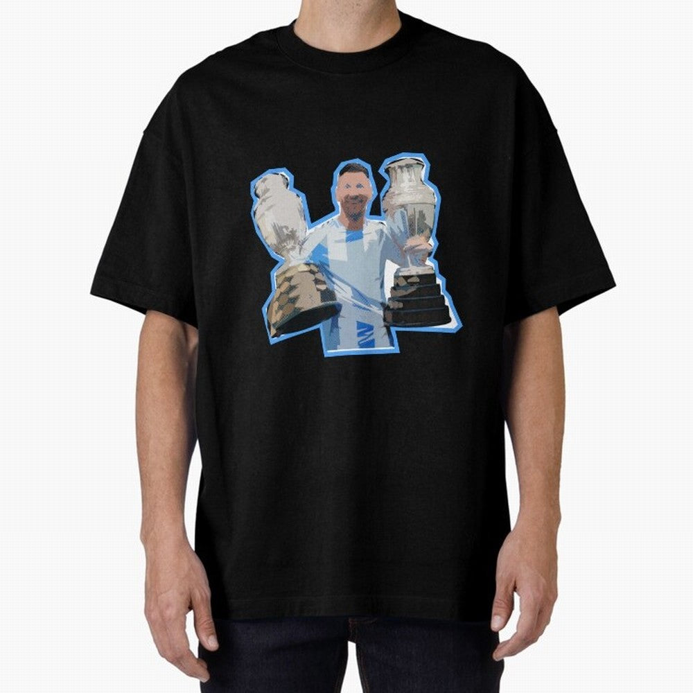 Leo Messi Double Copa Classic T-Shirt Show Support during the FIFA World Cup 2026 Group Stage Journey through Neymar Highlights, France Pride, Vintage Soccer Flavor, Modern Football Stars, National Flags and Final Night Emotion; Perfect for