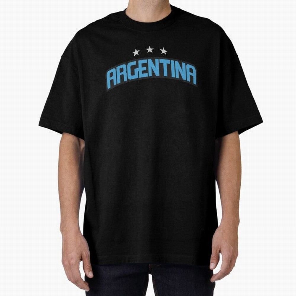 Argentina 3 Stars Classic T-Shirt Unlock FIFA World Cup 2026 USA Canada Mexico with Cristiano Ronaldo, Argentina, France and Brazil Energy, Stadium Chants, National Pride, Trophy Dreams and Unforgettable Football Memories; Made for Collectors Who