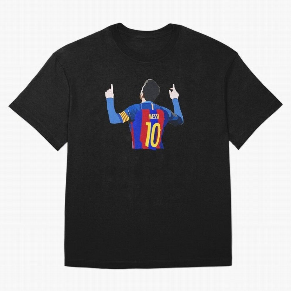 Lionel Messi vector art Oversized T-Shirt Cheer through Every Moment of the FIFA World Cup 2026 Group Stage Journey through Cristiano Ronaldo, Haaland and CR7 Highlights, Portugal, Spain and Germany Pride, Sports Nostalgia, International