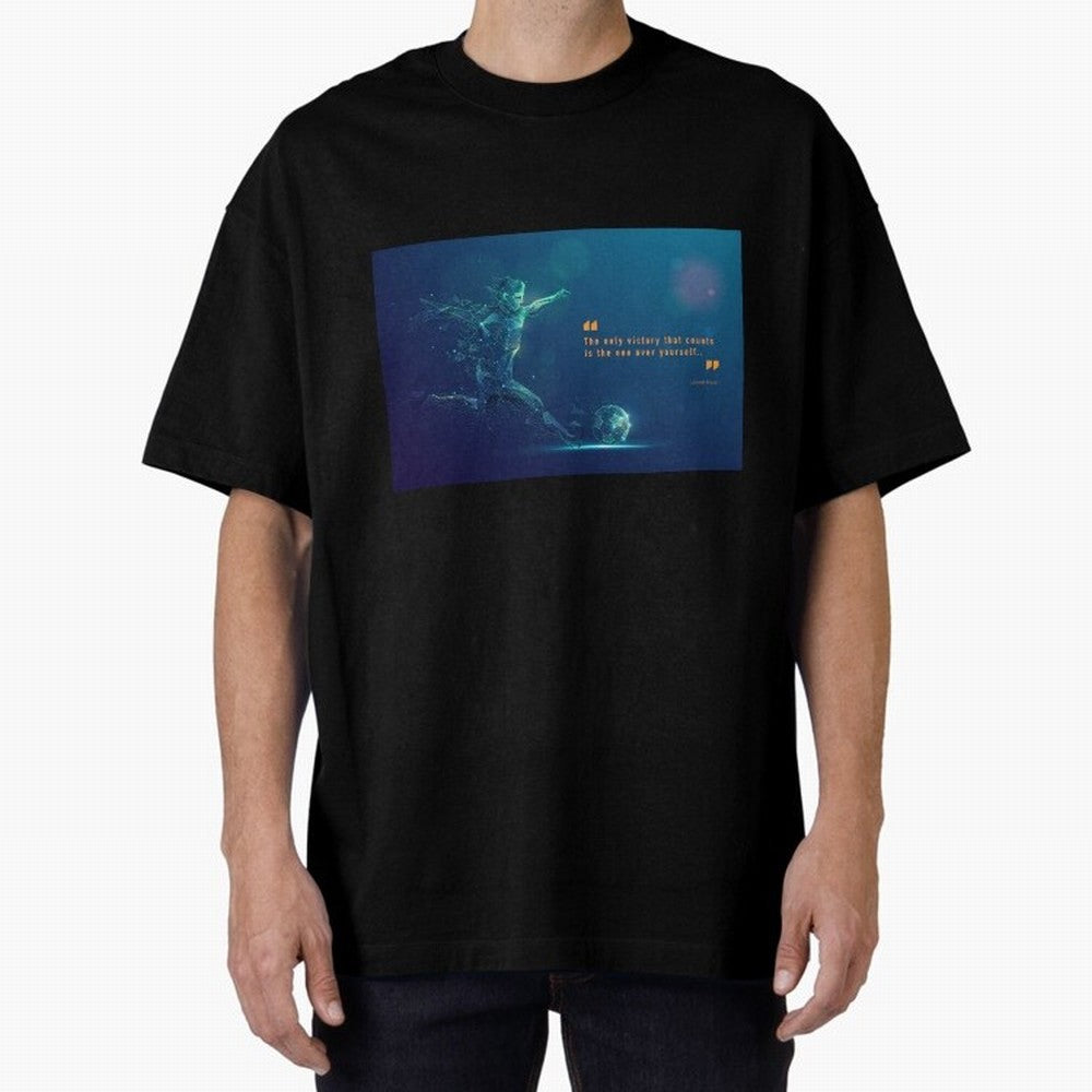 soccer football graphic Lionel Messi quote Classic T-Shirt Represent Football Lovers during FIFA World Cup 2026 USA Canada Mexico for Fans of Cristiano Ronaldo, Haaland and CR7 and England and Germany, Bringing Sports Nostalgia, International